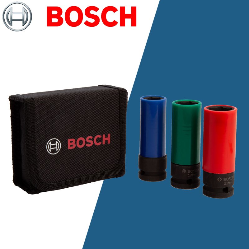 

Набор головок Bosch 1/2", 3 шт.