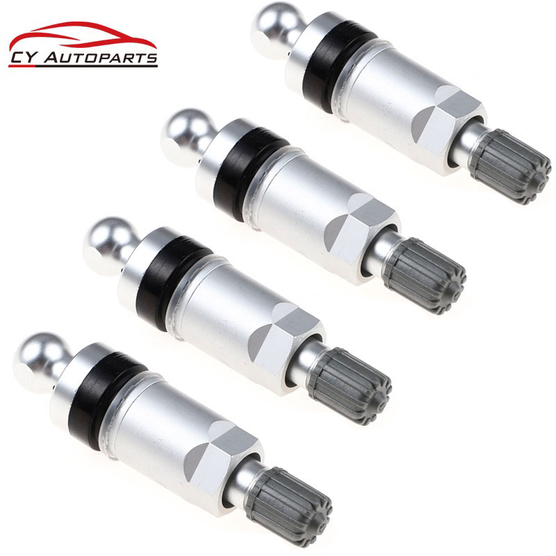 

YAOPEI 4 шт. TPMS шинный клапан для общего железа, стальной матовый бескамерный клапан для датчика давления в шинах, комплект для ремонта