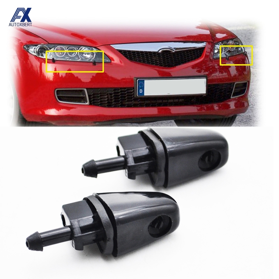 

2 шт./компл. форсунка омывателя передней фары для Mazda 6 GG1 2002 2003 2004 2005 2006 2007 2008 GR1A518G0A