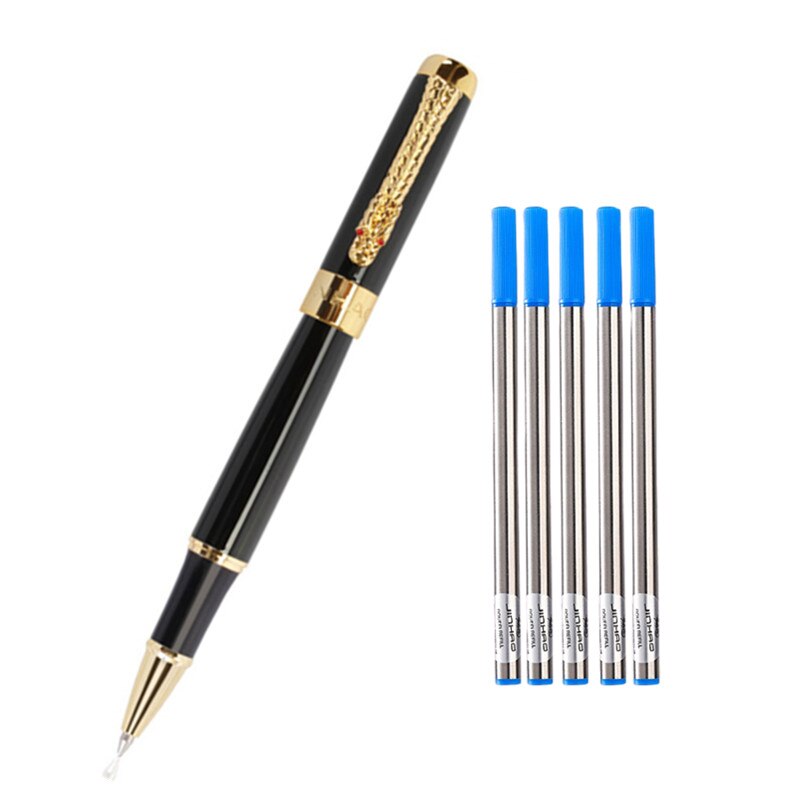 

Гелевые ручки MONTE MOUNT Jinhao 1200 серебристо-золотые