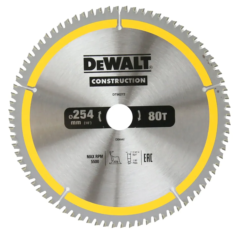 

DEWALT Диск для циркулярной пилы 254 мм 60T