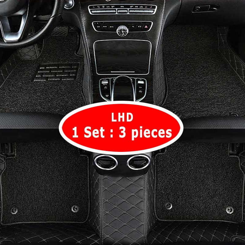 

Для Jeep Wrangler JL 4 door 2024 2023 2022 2021 2020 2019 2018 двухслойные автомобильные коврики с проволочной петлей коврики аксессуары