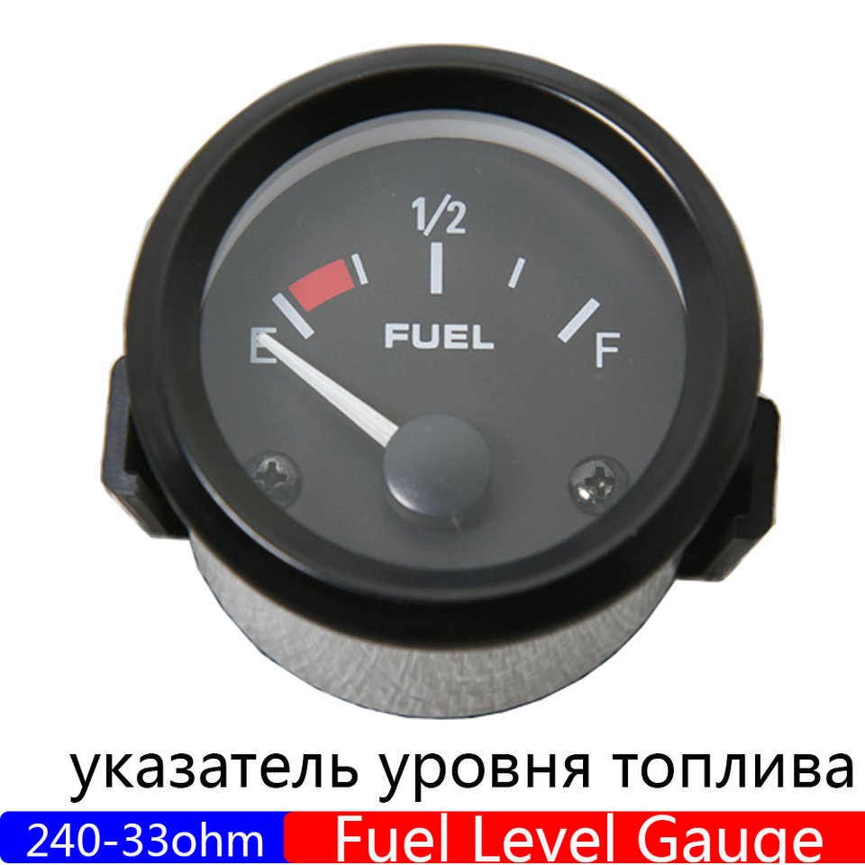 

Изготовленный на заказ индикатор уровня масляного бака 240-33 Ом, универсальный автомобильный 2 "52 мм, датчик уровня топлива, БЕЛЫЙ светодиодный датчик уровня топлива для бензинового автомобиля 12 В