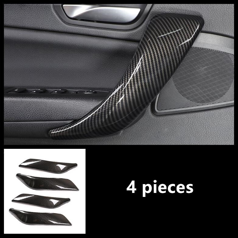 

Цветная дверная ручка из углеродного волокна, декоративная накладка для BMW 1 2 серии F20 F21 F22 F23 2012-2017, Стайлинг автомобиля, интерьер