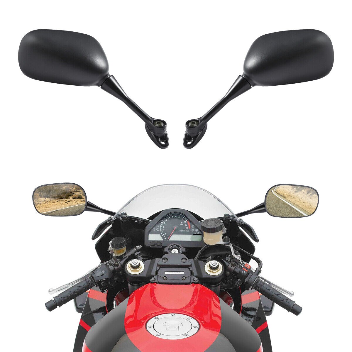 

Зеркала заднего вида для мотоцикла HONDA 1998 - 2003 CBR919RR CBR929RR CBR954RR CBR 900RR 919RR 929RR 954RR, боковое зеркало 2001