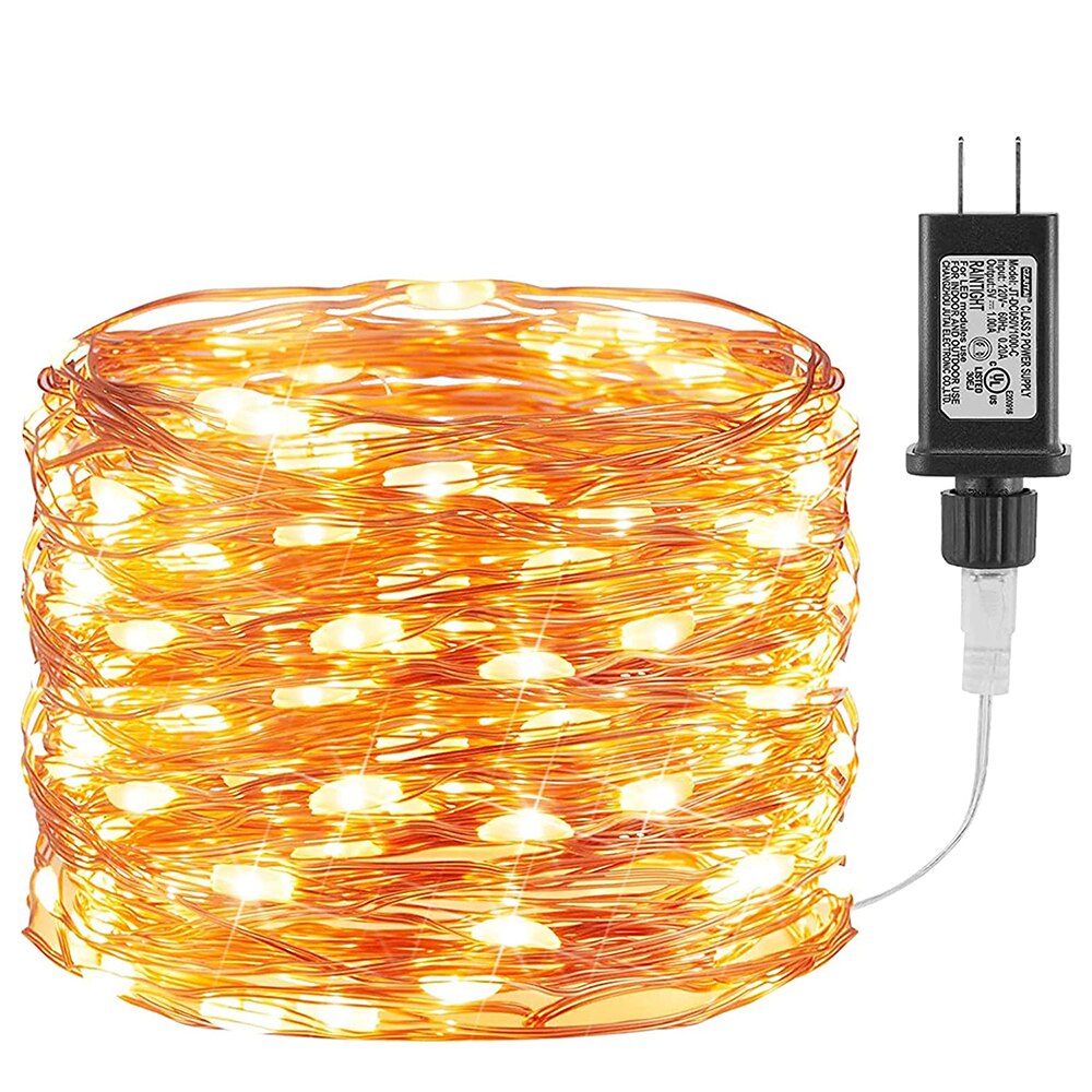 

Гирлянда XFLAMPER теплых белых LED 1000 шт., 100 м, водонепроницаемая