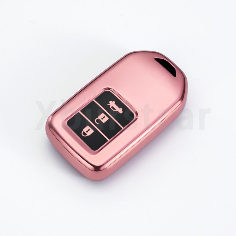 

For Honda CRV CR-V Fit Civic Accord HR-V HRV City Odyssey XR-V TPU Auto Car Remote Key Case Cover Shell Keyless Fob Protector