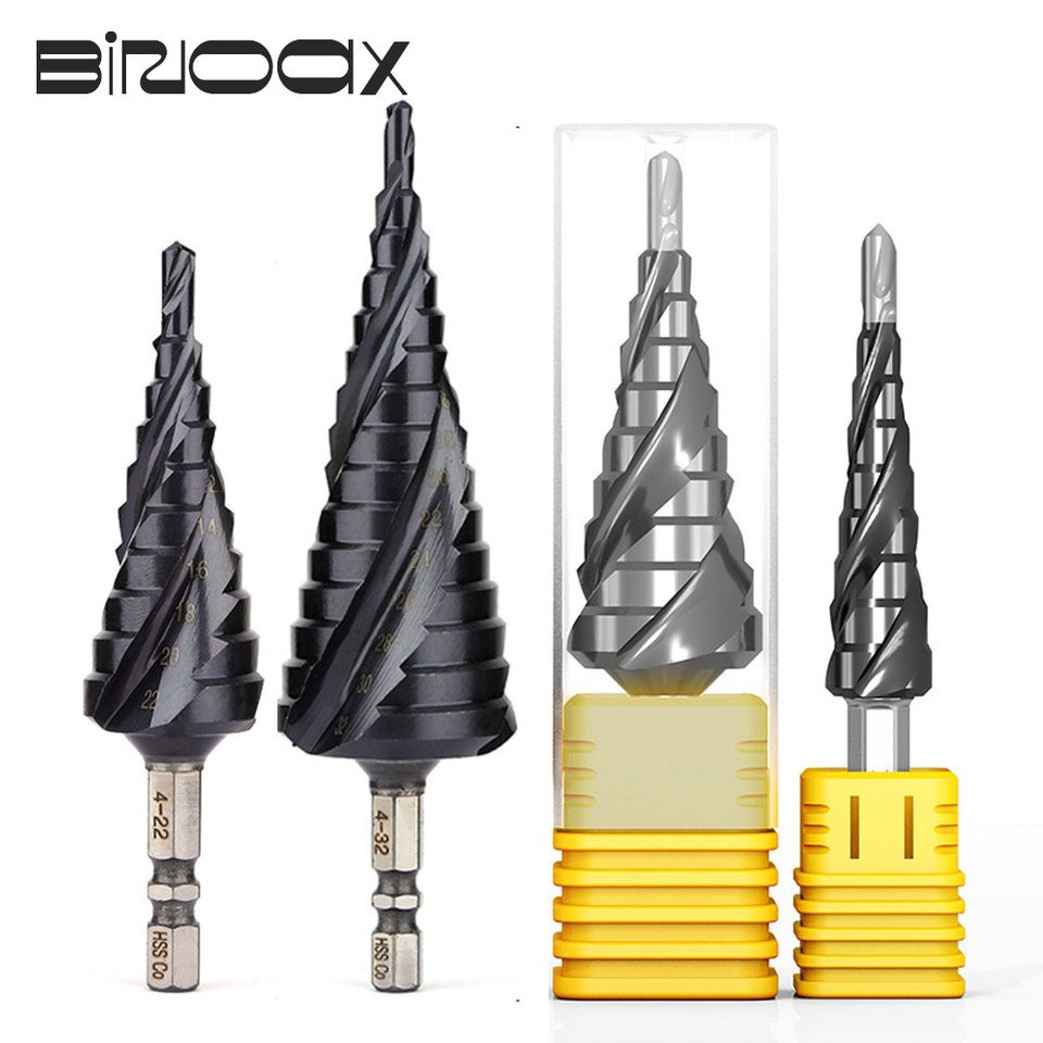 

Сверло ступенчатое Binoax M35 TiAlN 4-12 мм 3 фрезы