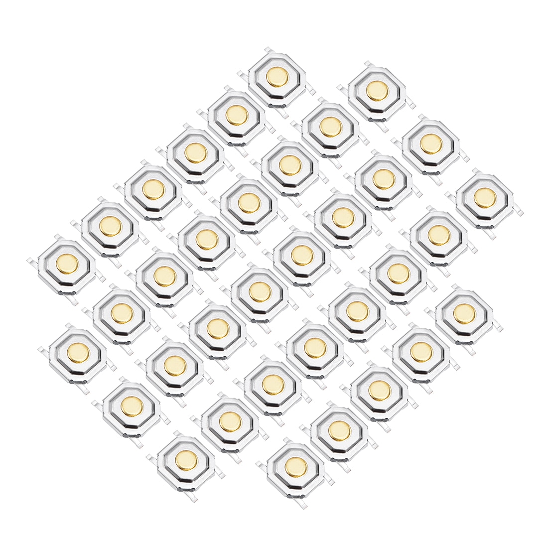 

UXCELL Тактовые переключатели 5/10/30/35 шт., черные, пластиковые, 4 контакта