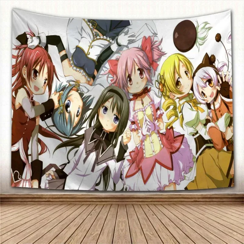 

Аниме гобелен Puella Magi Madoka Magica, полиэстер