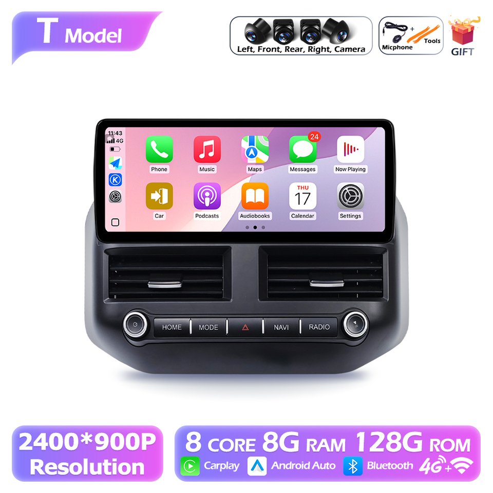

Bluetooth 12,3 дюйма для Mitsubishi Pajero V73 2004-2011 автомобильный мультимедийный Plyaer стерео радио WIFI Android Auto Carplay 2400*900P