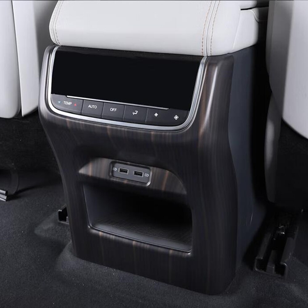 

Для Trumpchi Gac Gs8 2022 2023, ABS автомобильное заднее сиденье, кондиционер, вентиляционное отверстие, USB-рамка, накладка, Стайлинг автомобиля, автоаксессуары