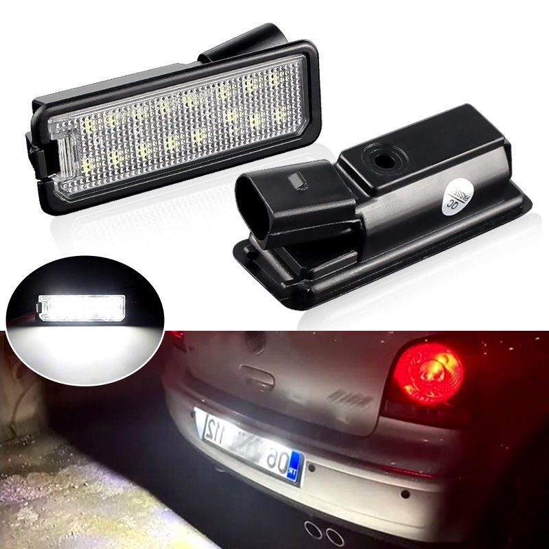 

2 шт. светодиодные фонари номерного знака Canbus для Seat Leon MK2 MK3 Altea Ibiza MK4 MK5 Toledo Exeo Skoda Superb, лампы номерного знака автомобиля