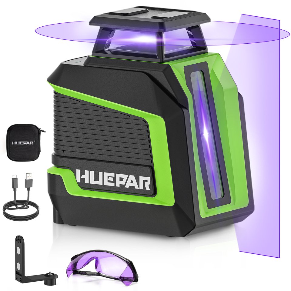 

Huepar D011CP многолинейный фиолетовый лазерный уровень