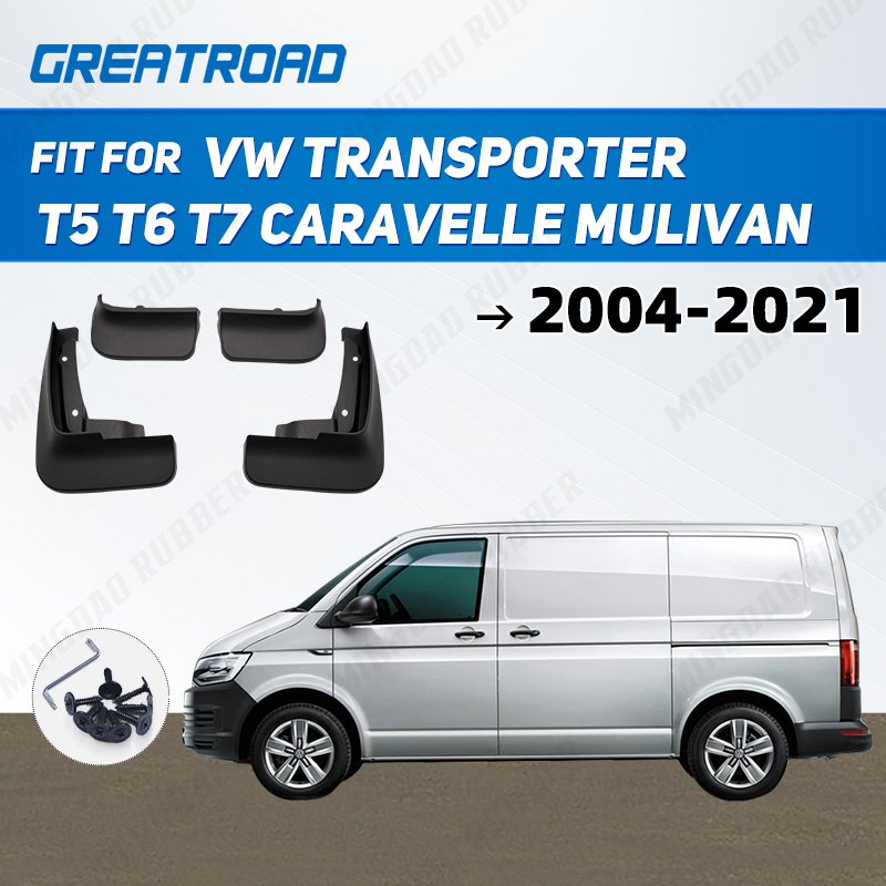 

Для VW Transporter T5 T6 T7 Caravelle Mulivan 2004-2021 автомобильные брызговики брызговики брызговики брызговики аксессуары для крыльев