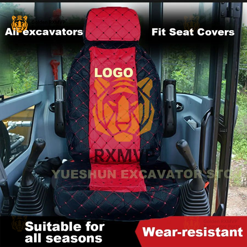 

Чехол для сиденья экскаватора Doosan CAT Hitachi Kobelco Sany Hyundai Liugong Komatsu Xcmg Volvo Sdlg kato kubota sumitomo F0002