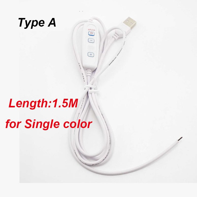 

USB кабель диммер 5В для светодиодов