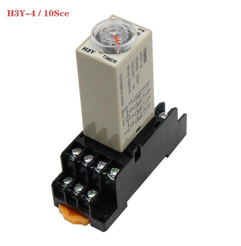 

1 комплект H3Y-4, реле включения и времени, таймер DPDT, 14 контактов, H3Y-4, 1-60 секунд/3 минуты-60 минут, 220 В, 110 В, 24 В, 12 В