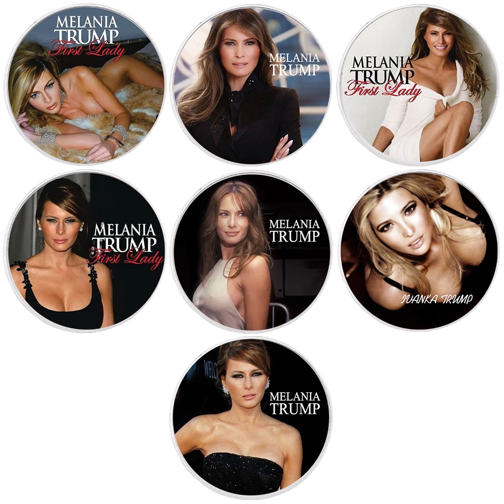 

Коллекция монет Мелания Трамп 7 шт.