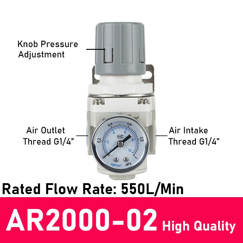 

AR4000-04 AR4000-06 AR5000-06 AR5000-10 AR2000-02 AR3000-03 Пневматический предохранительный клапан регулятора давления компрессора сжатого воздуха