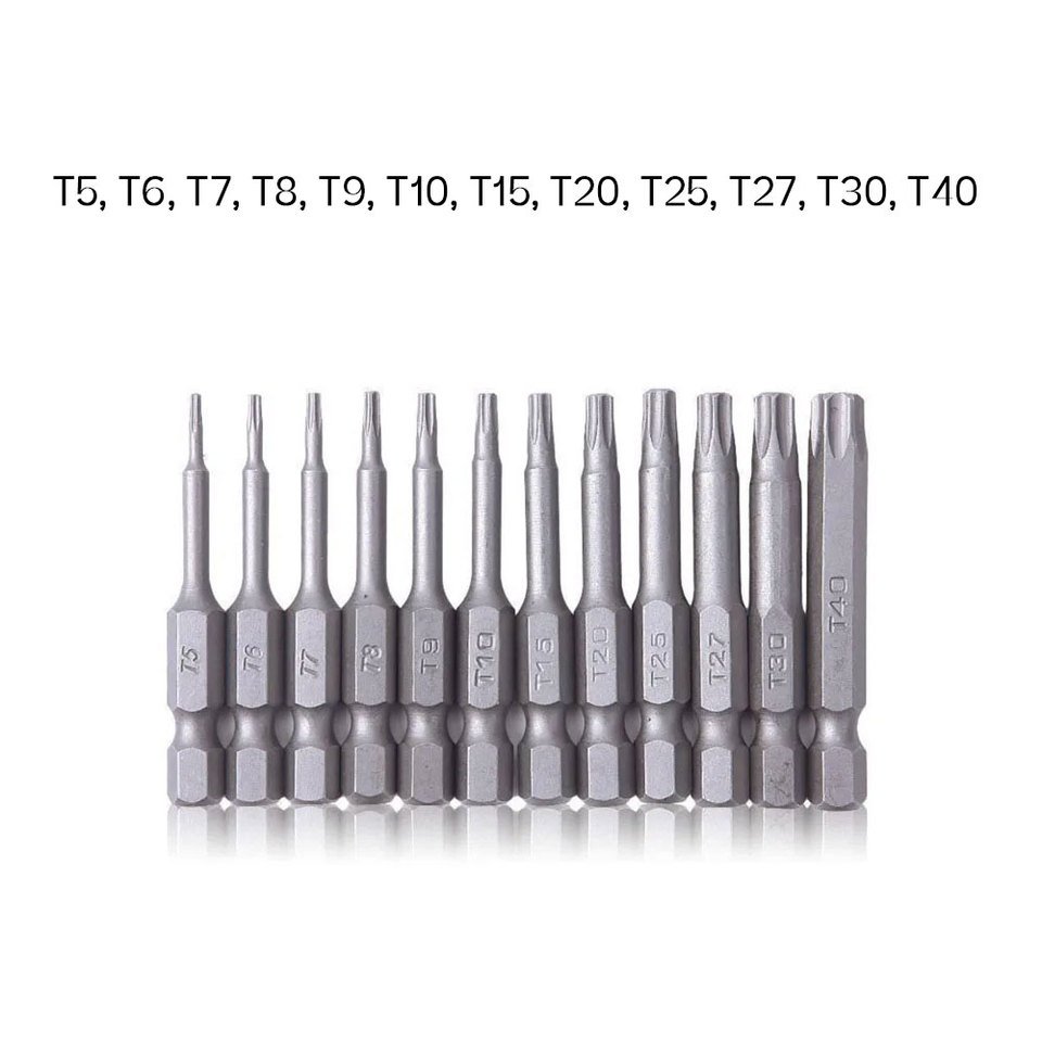 

Набор бит Torx Binoax 12 шт. T5-T40 50 мм