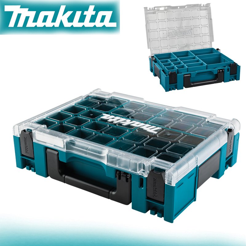 

Makita 191X80-2 MAKPAC блокирующий ящик для хранения отсек складной водонепроницаемый ящик для хранения этикеток для карточек ящик для инструментов