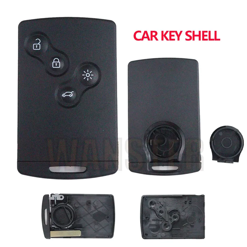 

Чехол для автомобильного брелока с 4 кнопками для Renault Clio Laguna Koleos Logan Megane 2 3 Scenic Duster Captur Fluence Sandero