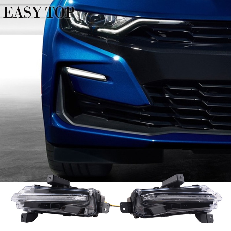 

Белые светодиодные дневные ходовые огни Camaro DRL для Chevrolet SS 2019 2020
