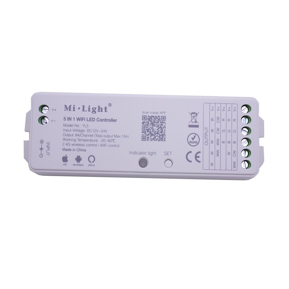 

MiLight WiFi контроллер WL-Box1 для RGB LED ленты