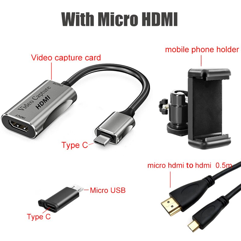 

HDMI адаптер 4K видеозахватная карта
