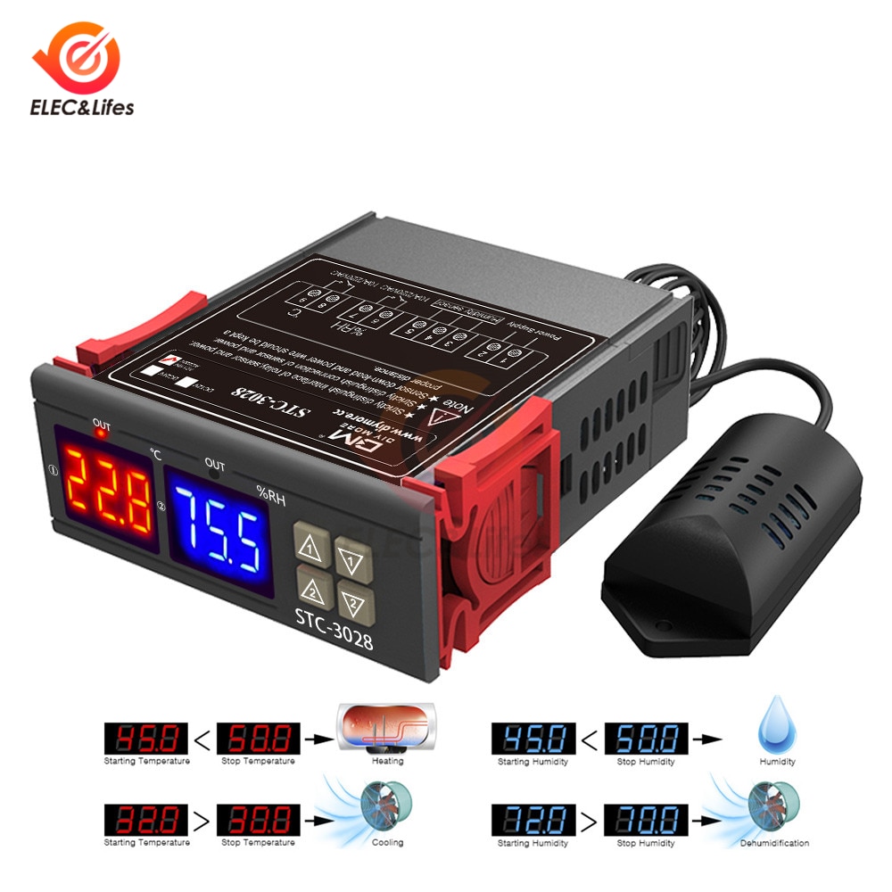 

Цифровой термостат Aideepen STC-3028