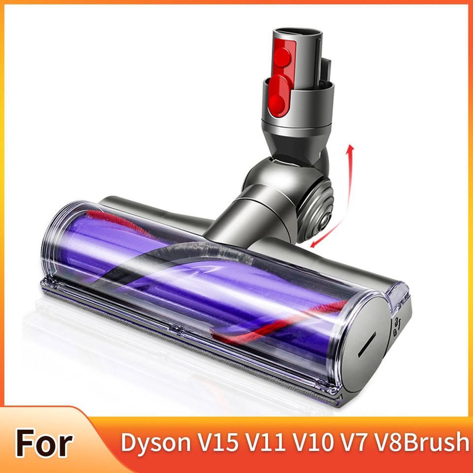 

Насадка для щетки для пола для Dyson V15 V11 V10 V7 V8, насадка для паркетного пола, роликовая щетка с щетиной, детали для пылесоса