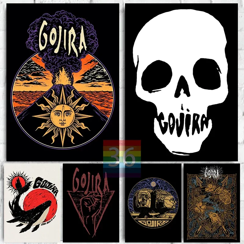 

Gojira Band Постер на холсте