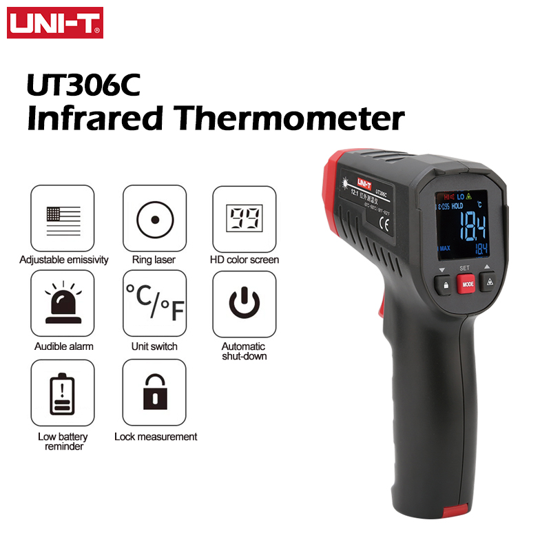 

UNI-T Инфракрасный термометр UT306S/UT306C