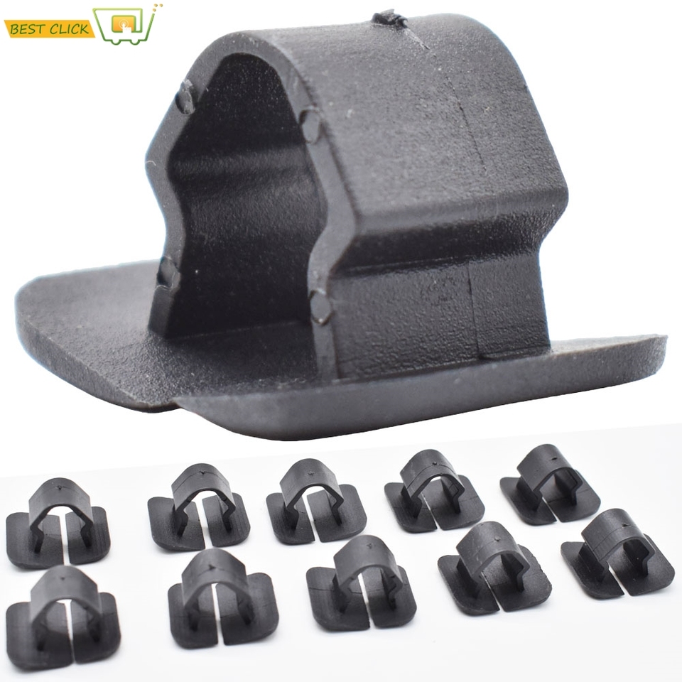 

10 шт. пластиковых фиксаторов для заклепок на крышке для VW Polo, Tiguan, Passat B5, SEAT, Leon 2, Skoda Octavia 2, 1H5863849A01C