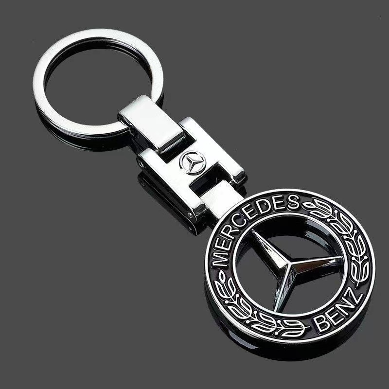 

3D металлический автомобильный брелок для ключей для Mercedes benz AMG C E S GLE CLC Class W204 W203 W205 W124 W221 W213 W212 W168 C180