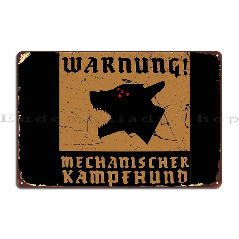 

Металлический знак Kampfhund