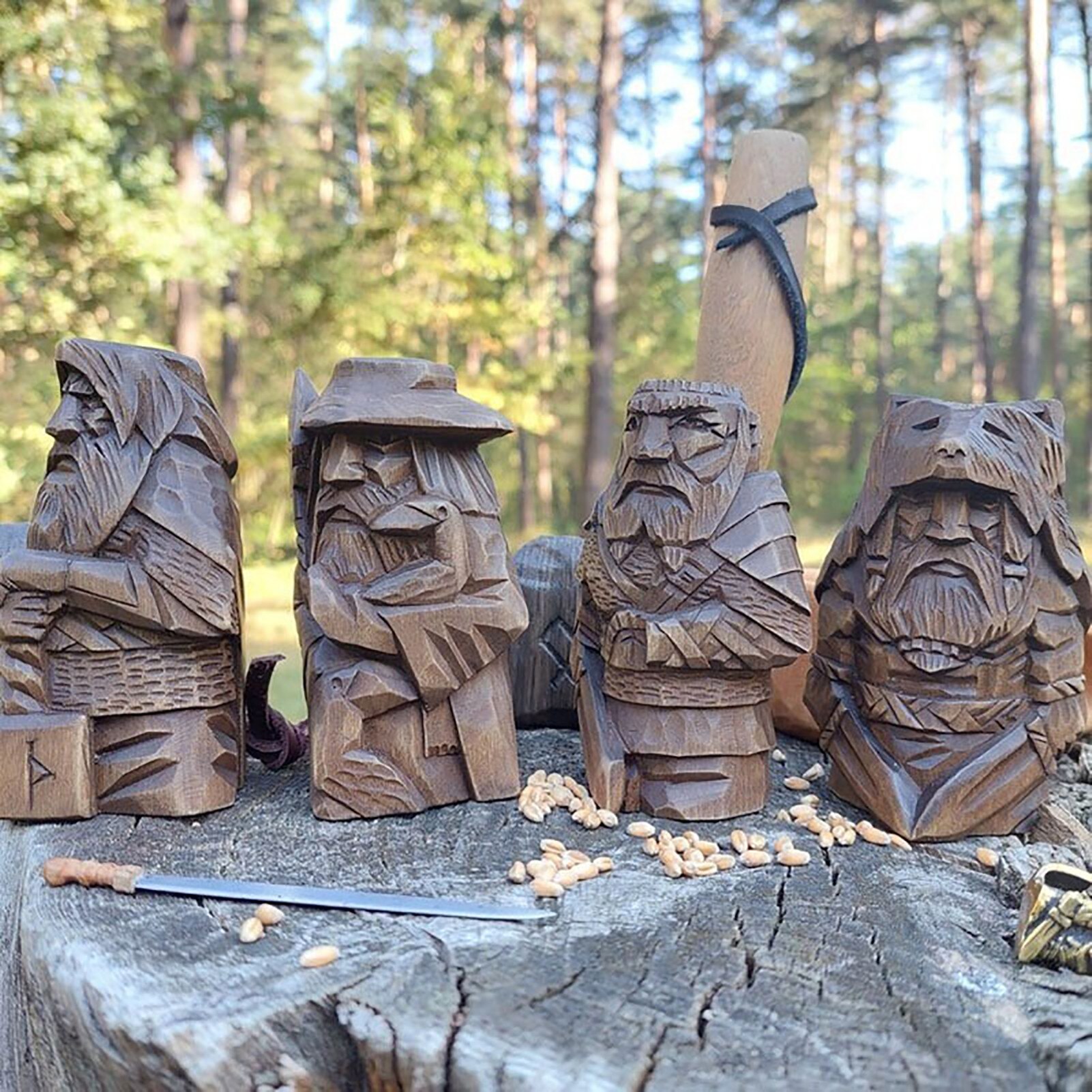 

Статуэтка викинга из полимера