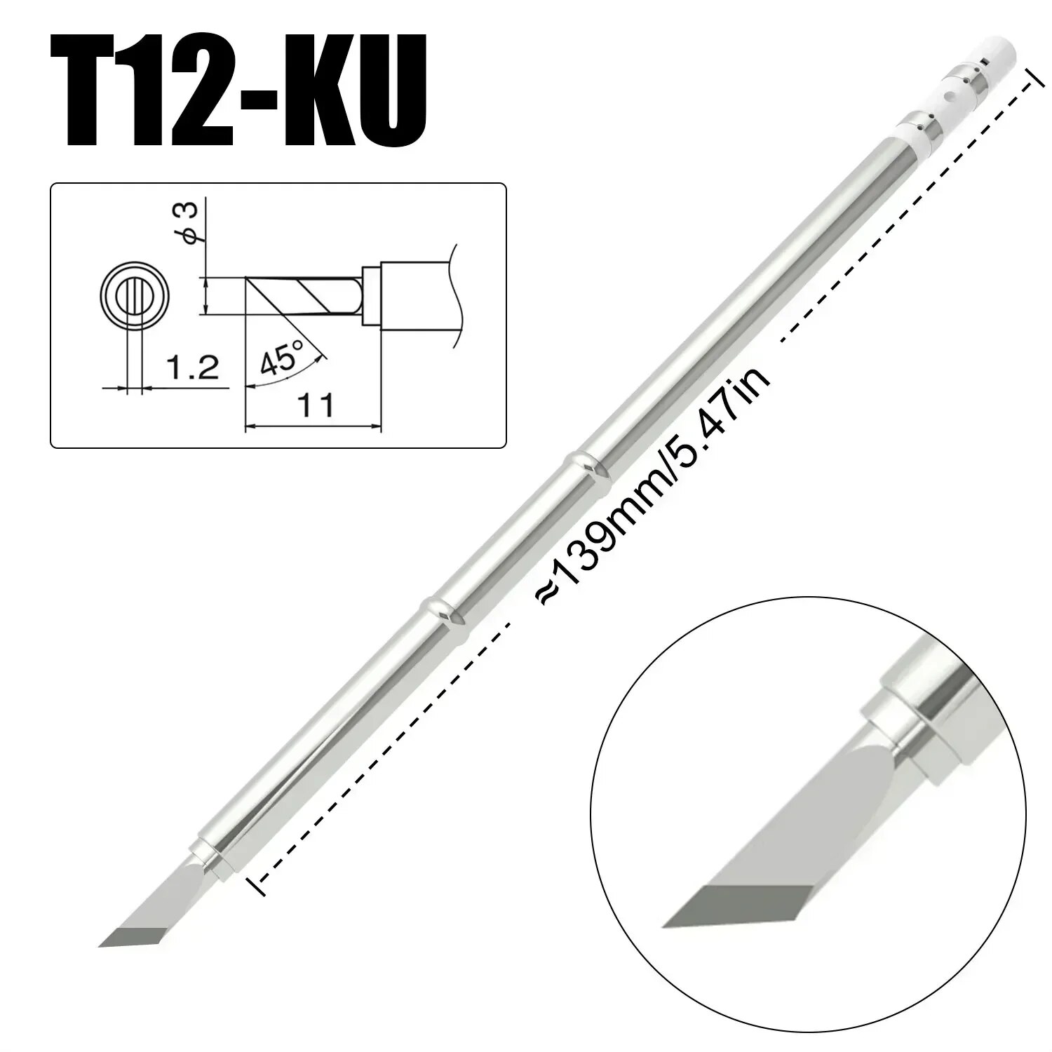 

Паяльное жало T12-D24 FMchip для Hakko Fx951