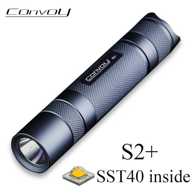 

Convoy S2 Plus SST40 Фонарик 18650 1800лм