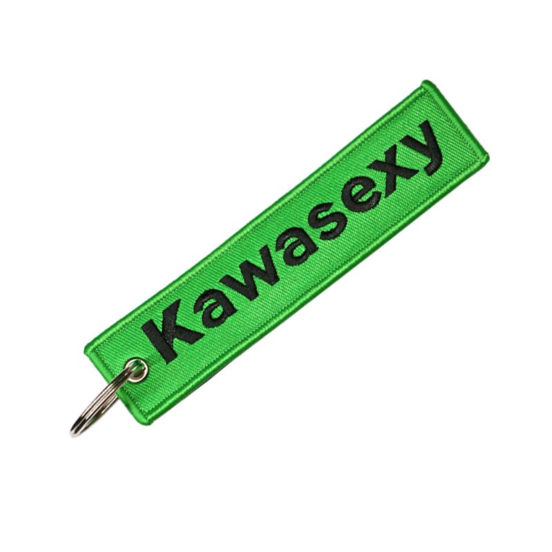 

Брелок для ключей JDM Kawasexy/SUZUKEY, брелок с вышивкой логотипа для KAWASAKI, мотоциклы, ключи от машины, подарок, модный брелок для ключей