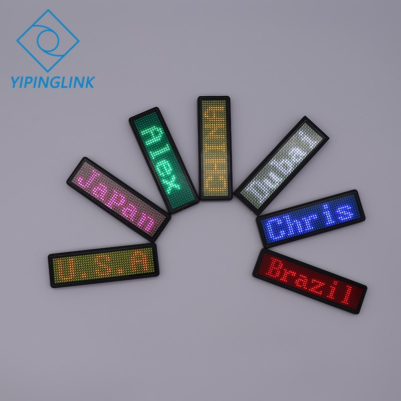 

Рекламный свет YIPINGLINK, программируемый, 7 цветов