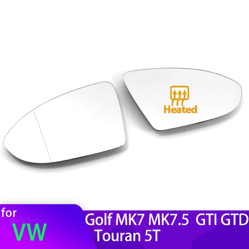 

Прозрачное стекло зеркала заднего вида с подогревом для Volkswagen VW Golf 7 MK7/MK7.5 GTI GTD 2012-2021 Touran 5T Замена