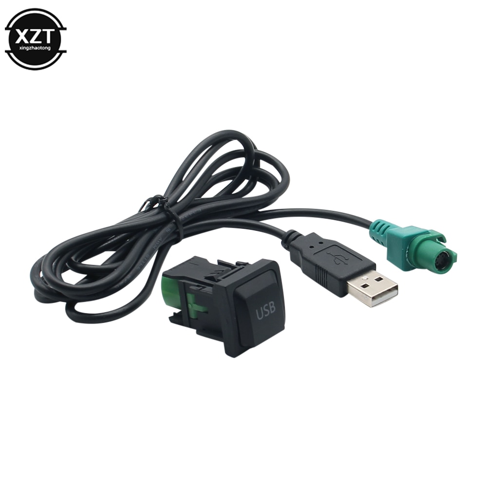 

Новый автомобильный аудиокабель аудио AUX USB адаптер USB переключатель для Volkswagen Passat B6 B7 CC Golf 6 Jetta 5 mk5 6