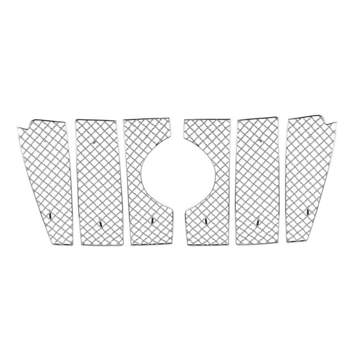 

Сетка из нержавеющей стали, аксессуары для Toyota Land Cruiser Prado 150, 2014, 2015, 2016, 2017