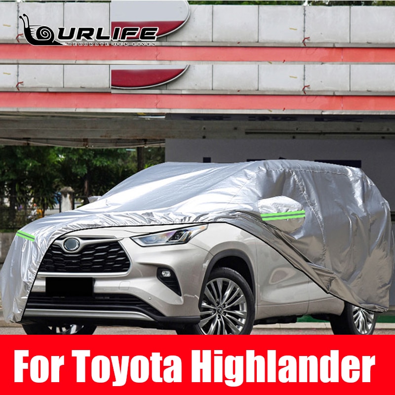 

Для Toyota Highlander Kluger XU70 2020 2021 2022 2023, водонепроницаемые автомобильные Чехлы, наружная Защита от солнца, внешние детали, аксессуары
