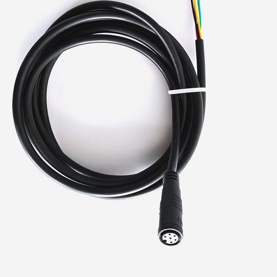 

Ebike Julet M8 6-контактный женский и мужской водонепроницаемый кабельный разъем для мужского провода, кабель для электрического велосипеда, метр, аксессуар для электронного велосипеда