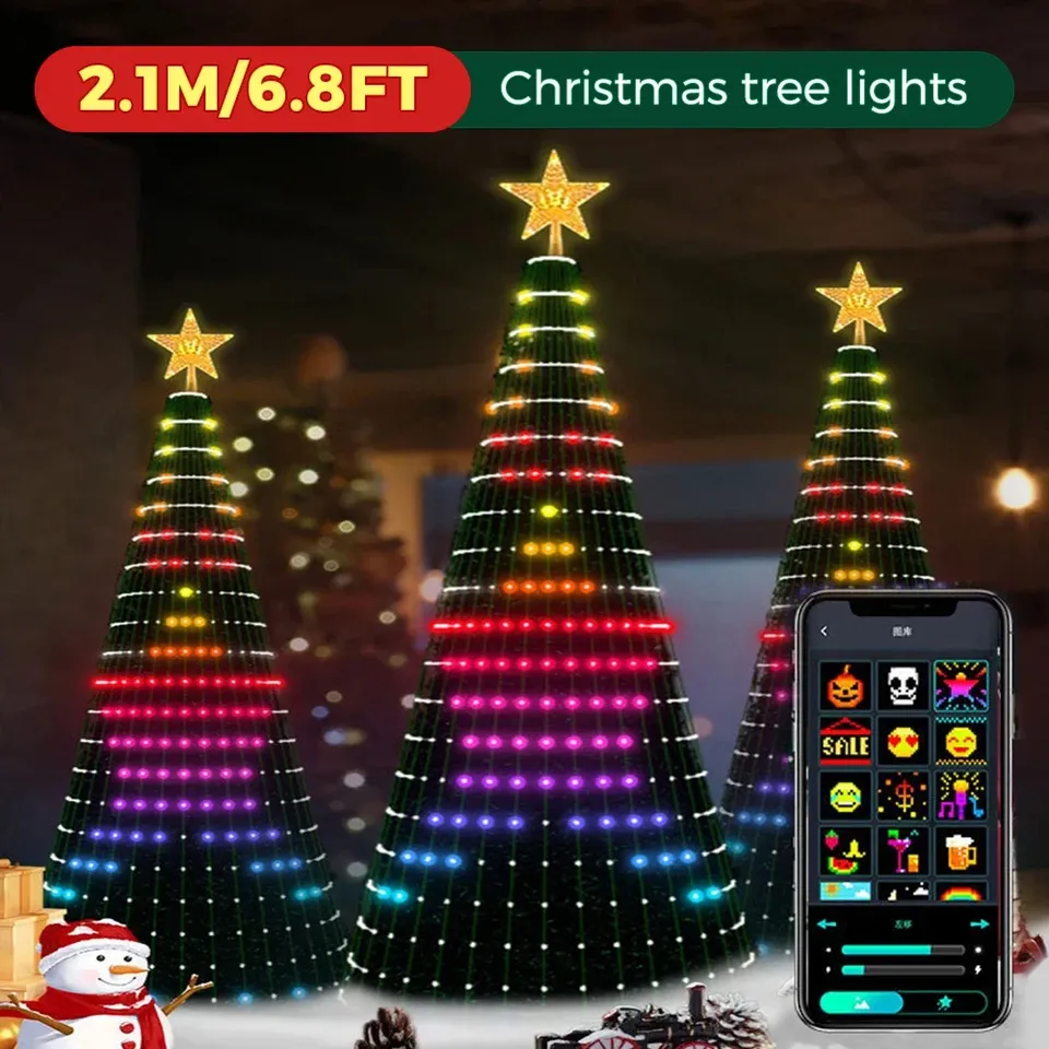 

RGB звездные огни для рождественской елки