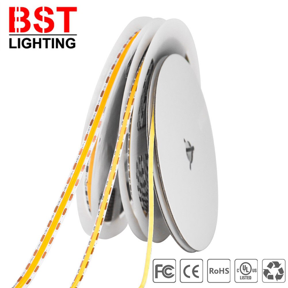 

Xnbada Светодиодная лента COB 3 мм / 5 мм / 8 мм 400LED/м