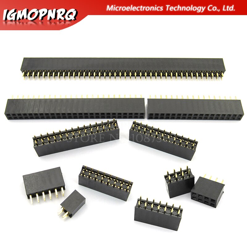 

Разъемы IGMOPNRQ 2.54mm pin header female 2*2p 3PIN 4PIN 5PIN 6PIN 7PIN 8PIN 9PIN 20PIN